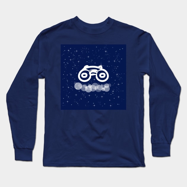 binoculars, optics, approximation, vision, technology, light, universe, cosmos, galaxy, shine, concept Long Sleeve T-Shirt by grafinya